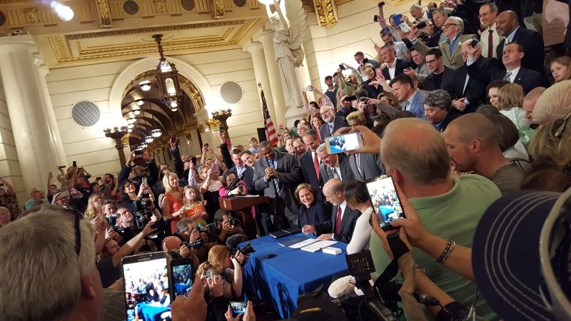 Senate Bill 3 Signing Ceremony